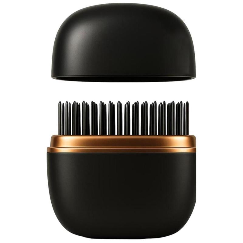 Mini Cordless Hair Straightener, Portable 2-In-1 Heated Comb and Iron, Portable and Rechargeable Travel Essential, Travel-Friendly Styling Tool, Multifunctional Hair Straightener for Travel and Home, Anti-Frizz Brush