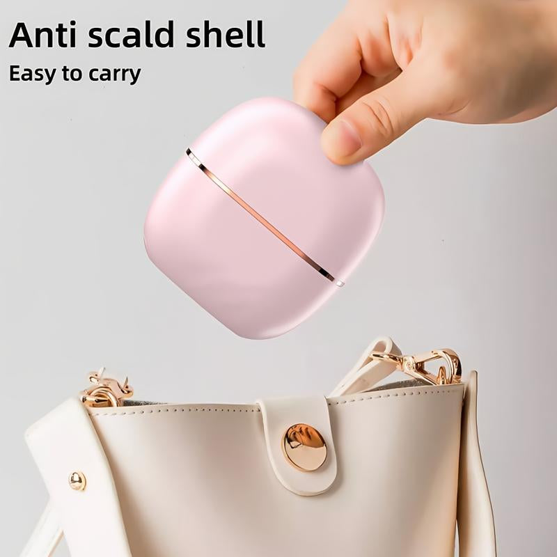 Mini Cordless Hair Straightener, Portable 2-In-1 Heated Comb and Iron, Portable and Rechargeable Travel Essential, Travel-Friendly Styling Tool, Multifunctional Hair Straightener for Travel and Home, Anti-Frizz Brush