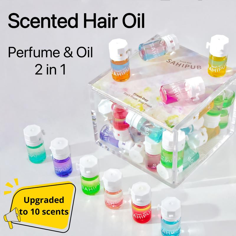 【Sahipub】Perfume& Hair Oil 2 in 1-Avocado Oil, Collagen Hair Oil for Frizzy, Dry, Thicker, Ponytail, Damaged, Curly, Healthy Hair, Repair Serum, Haircare, Hair Fragrance Thanksgiving Blackfriday Gift