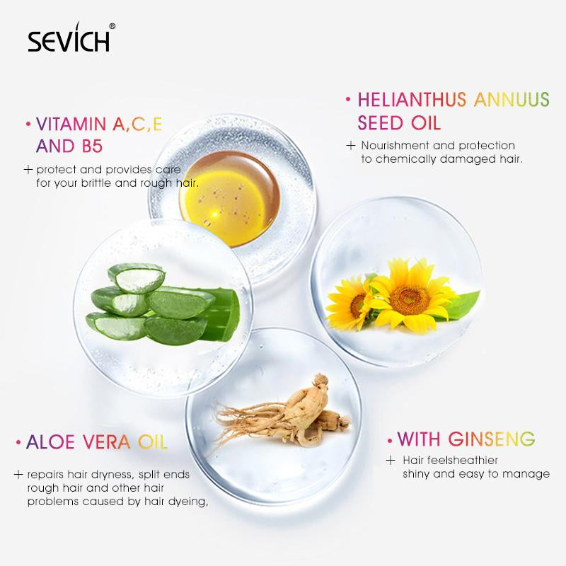 SEVICH Portable Unisex Colorful Hair Capsules Travel-Friendly Anti-Frizz Hair Oil Damaged Hair Repair Serum Leave-In Conditioner No Harsh Chemicals - Haircare Daily Edges