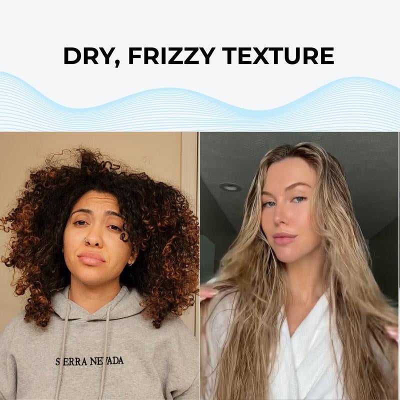 Keratin Hair Styling Serum Maree with Avocado Jojoba & Argan Oil for Frizzy Dry Hair - 30 Leave-In Capsules Moisturize Smooth & Protect Heat UV